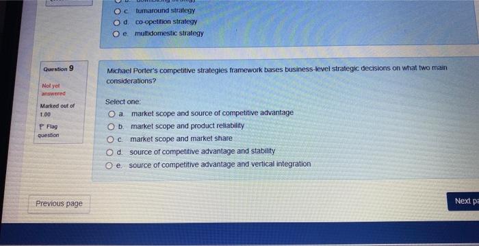 special strength that gives an organization a competitive advantage is referred to