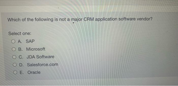 unprofitable customers. B. qualifying leads. C. identifying opportunities for cross-selling. D. capturing