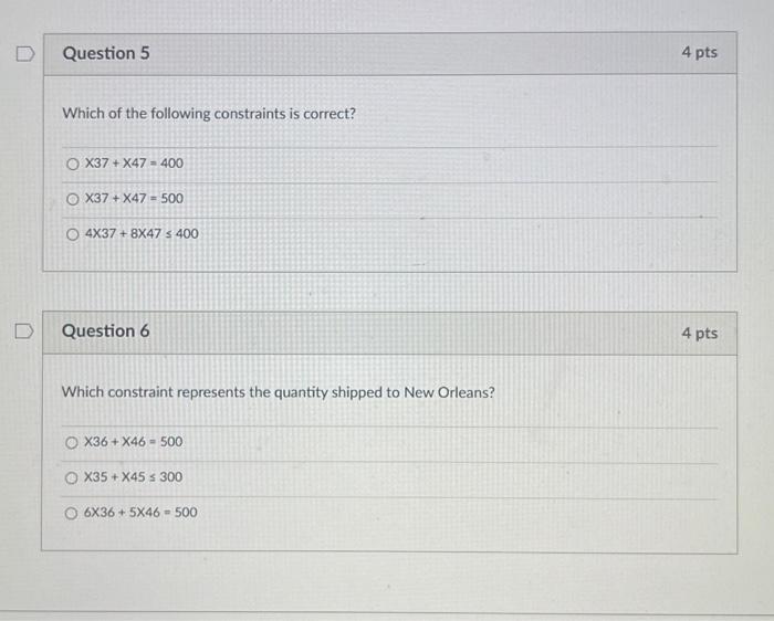 shipping costs, supply, demand, and shipment routes between each source and destination.