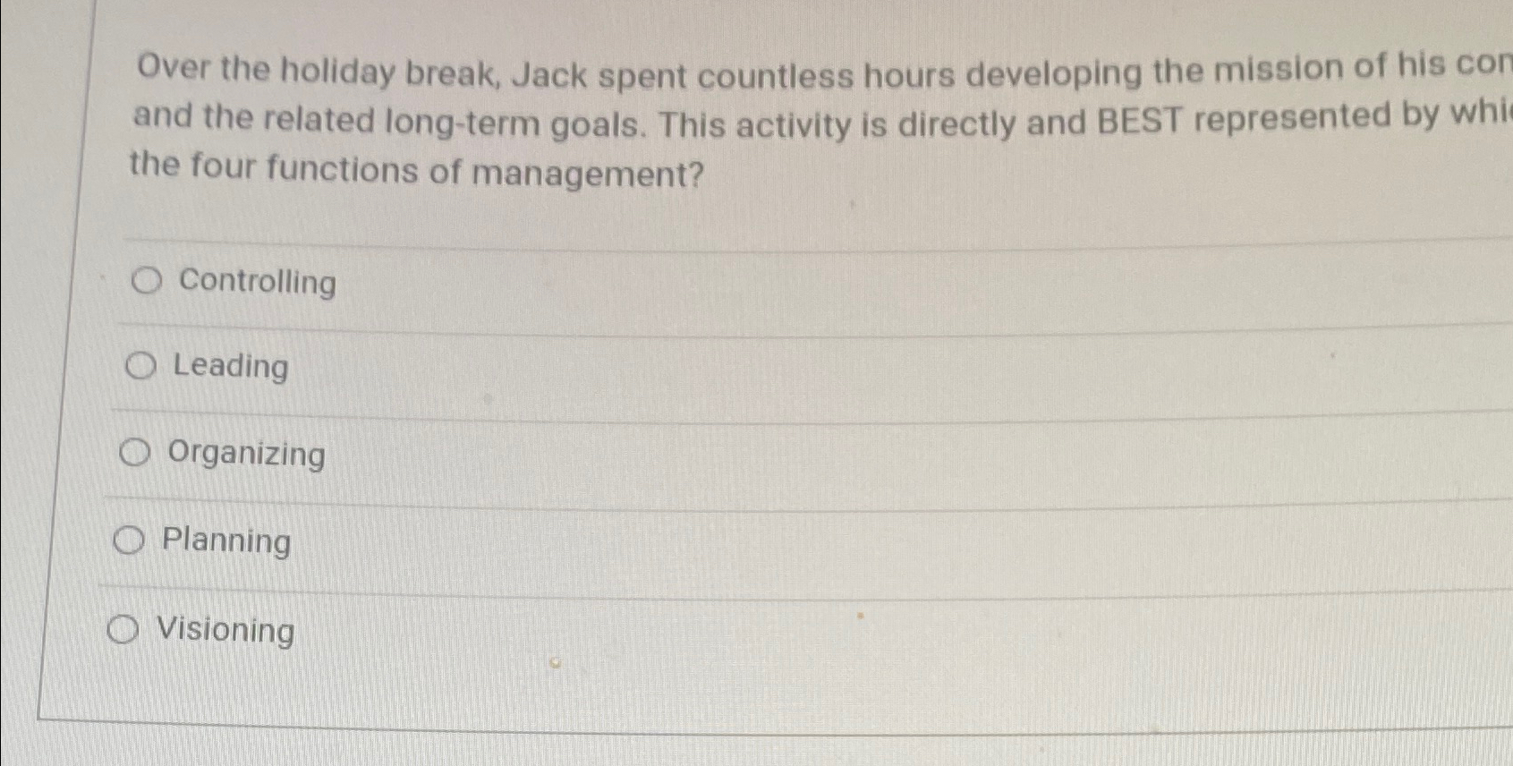  Over the holiday break, Jack spent countless hours developing the mission