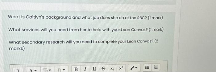  What is Caitlyn's background and what job does she do at