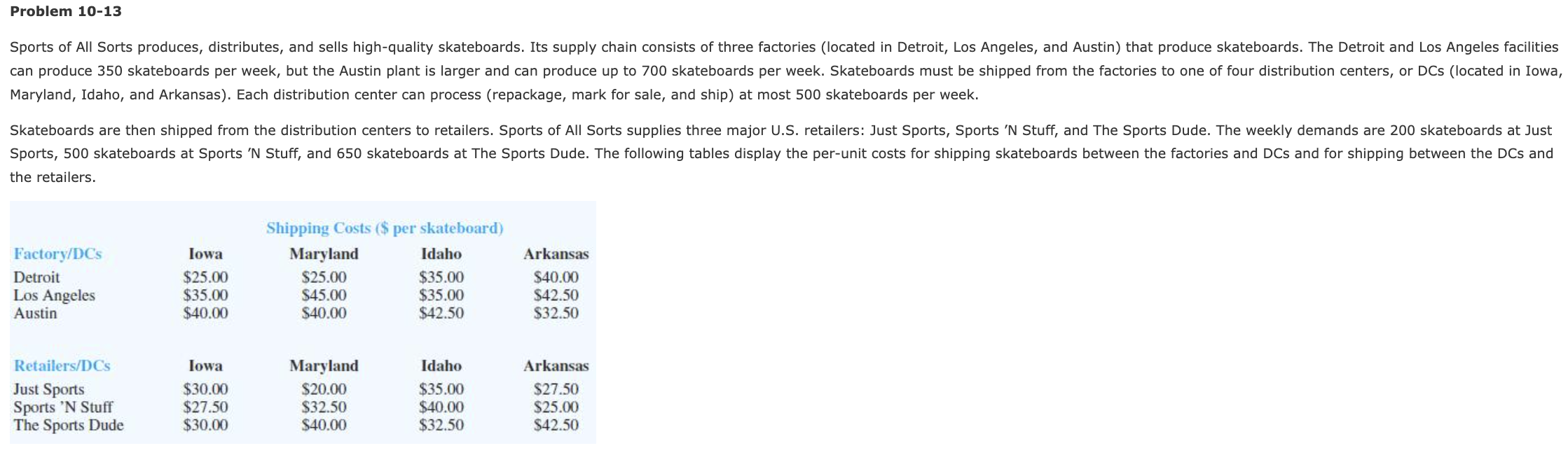 Problem 10-13 Hi can you please help me to solve this using