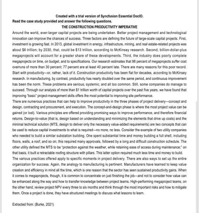  Created with a trial version of Syncfusion Essential DociO. Read the