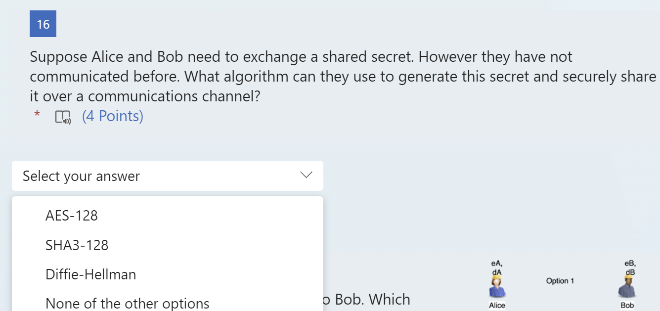 following options prevent the situation? (2 Points) Using stronger public hashing algorithms