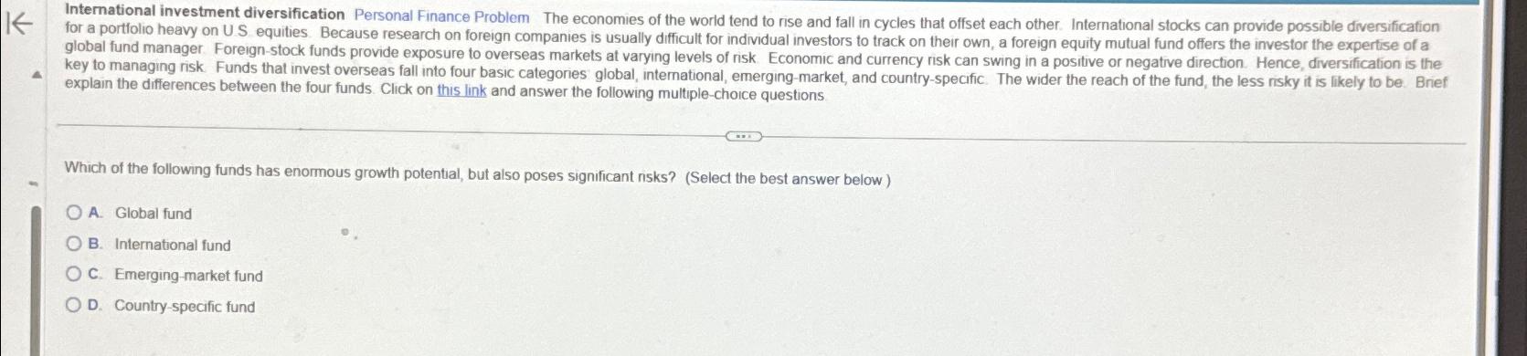  explain the differences between the four funds. Click on this link