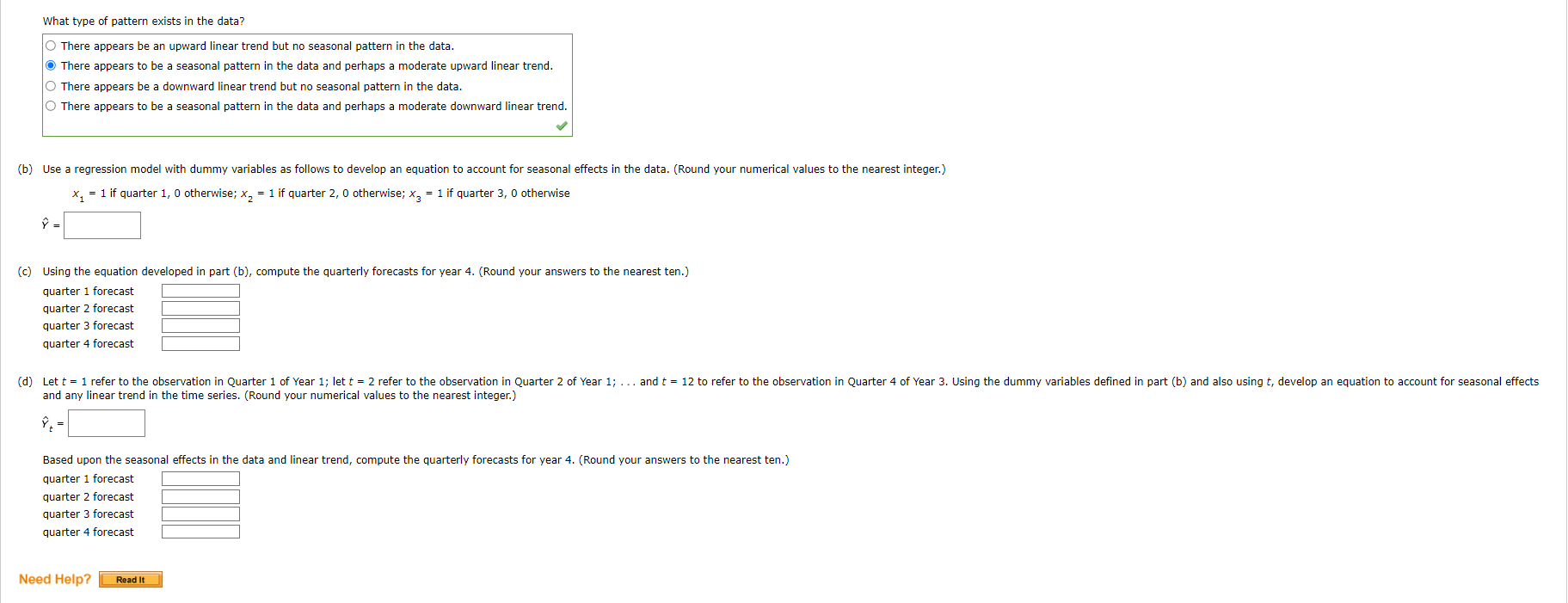 copies sold) for a college textbook over the past three years follow.