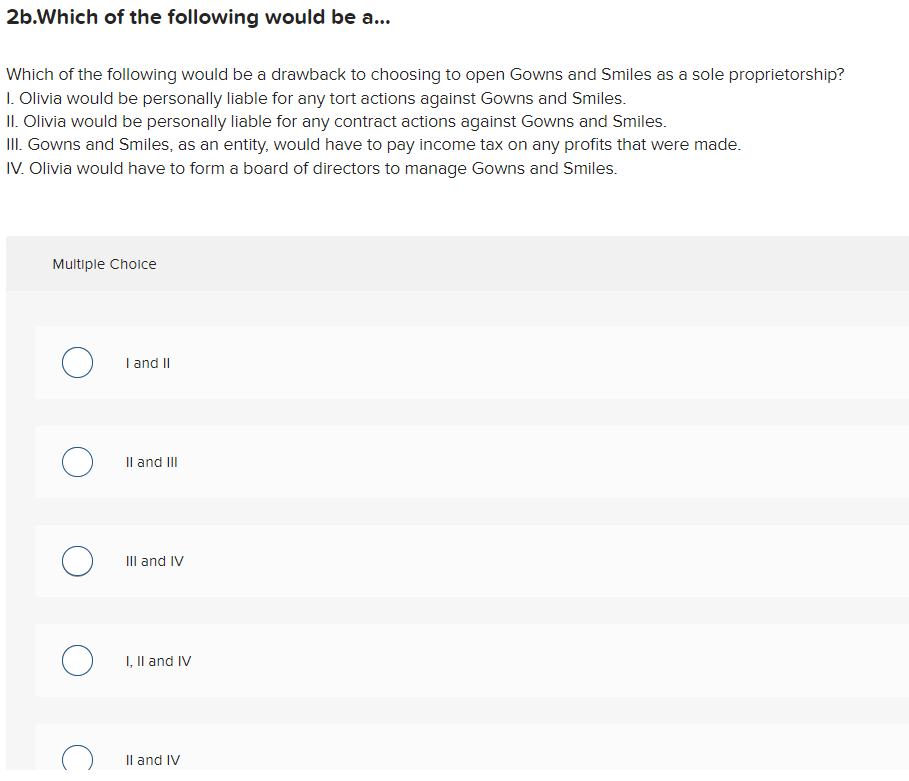 many options on which type of business entity to form when running