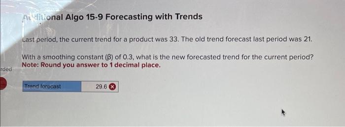 below. Using alpha (a)=0.25, what is the exponential smoothing forecast for period