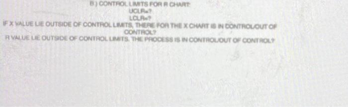 control measures liquid in ounces. Below are the last 12 samples taken.