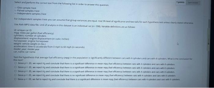 step by step and what would be the correct answer Select and