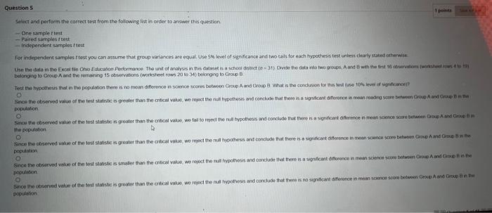 ( BUS 310: business analytics) please help answer this question step by