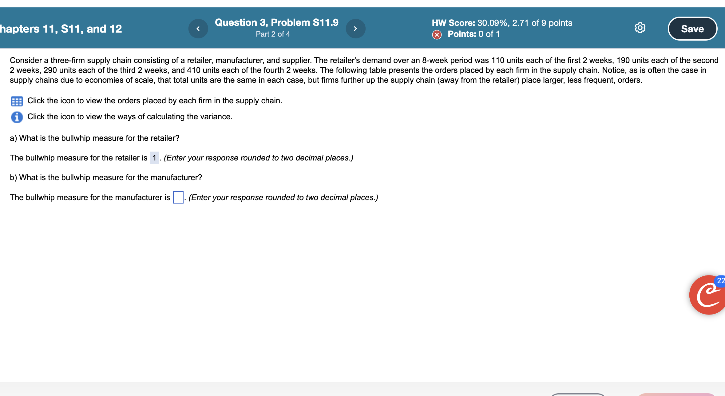 Click the icon to view the orders placed by each firm