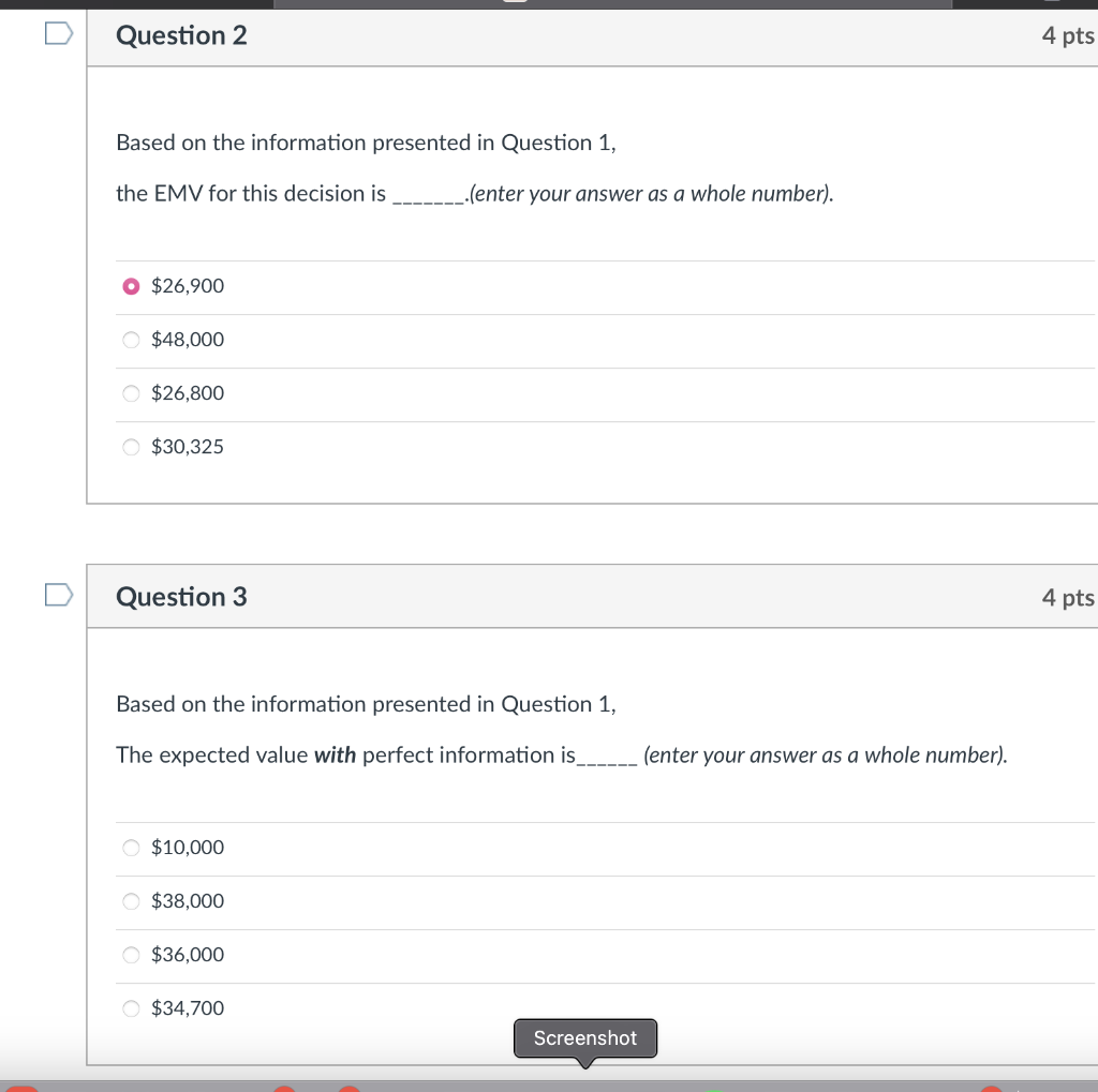 alternatives and various levels of demand at Robert Klassan's print shop: The