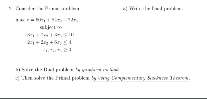 operations research want a full steps prefers hand write or type don't