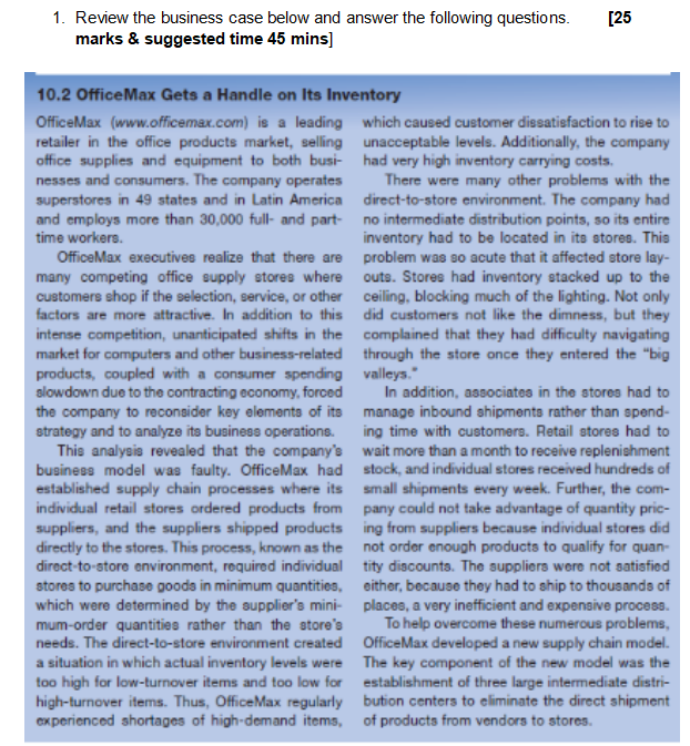 a.Provide a list of operations modules and its IT function. b.Create
