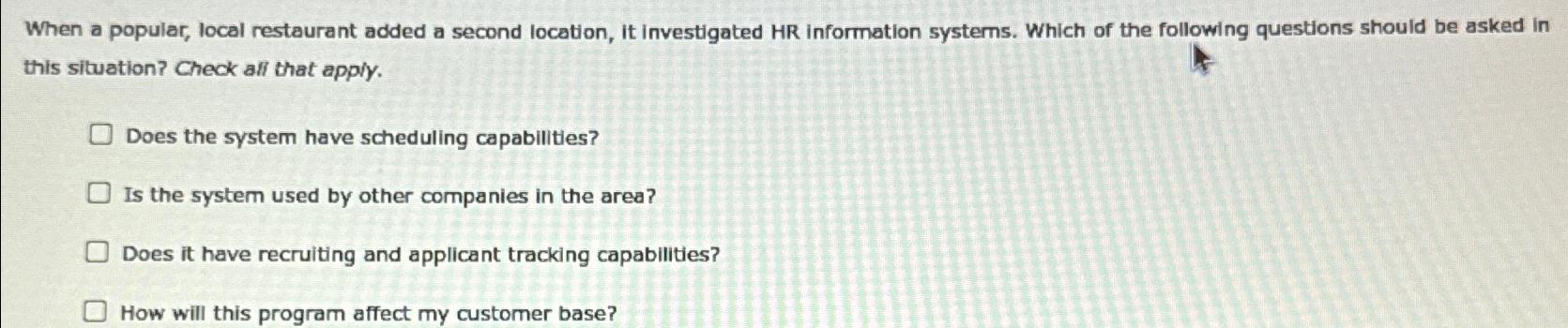  When a popular, local restaurant added a second location, it investigated