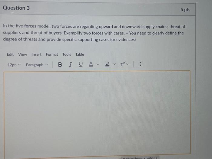 help please In the five forces model, two forces are regarding upward