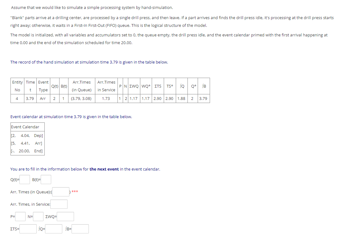 pls solve quickly Assume that we would like to simulate a simple