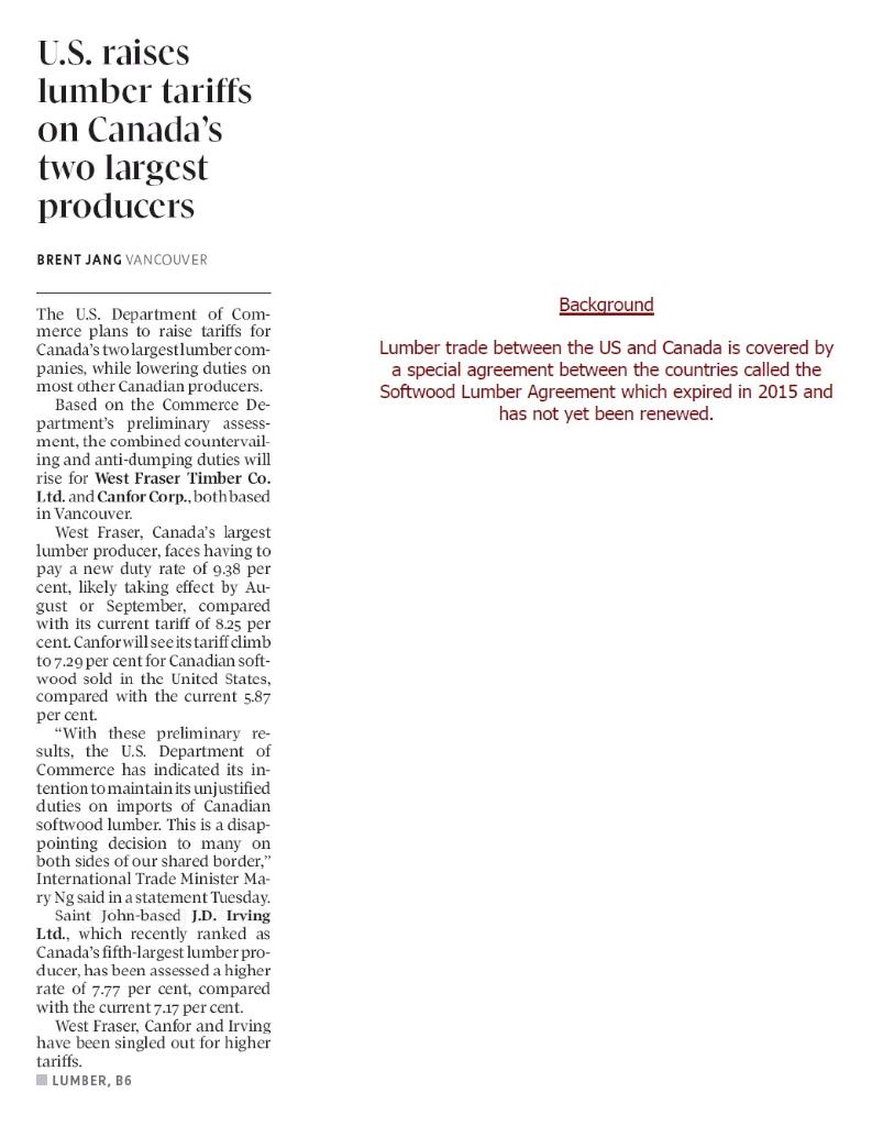  Read the article and then answer questions, do not copy from