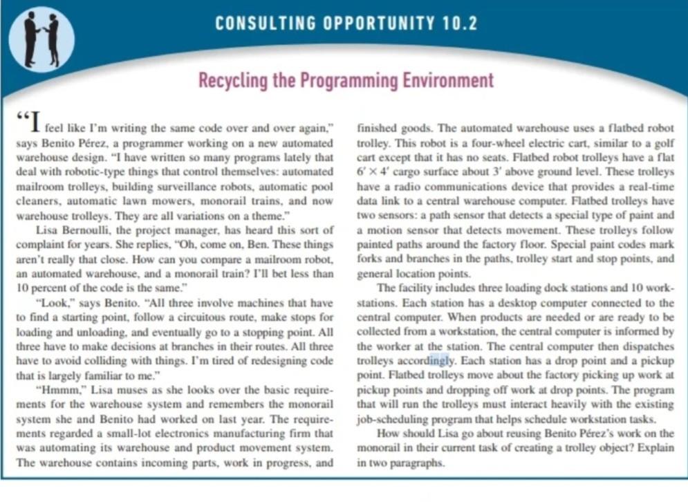  Recycling the Programming Environment 66 T feel like I'm writing the