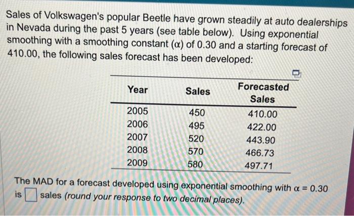 months: Using the least-squares regression method, the trend equation for forecasting is