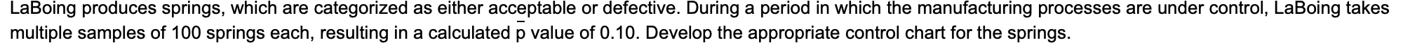 What is the Upper Control Limit? What is the Lower Control Limit?