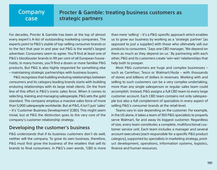 2. Discuss some ways that P&Gs CBD structure is more effec tive