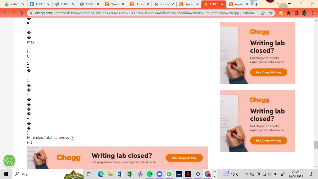 I know how to write an LP model but in the solution