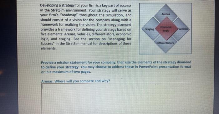  Developing a strategy for your firm is a key part of