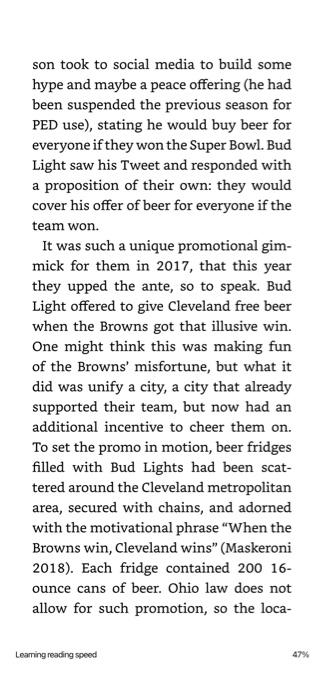 PROMOTION Since 2014 the Cleveland Browns had posted a 4-49 record. It