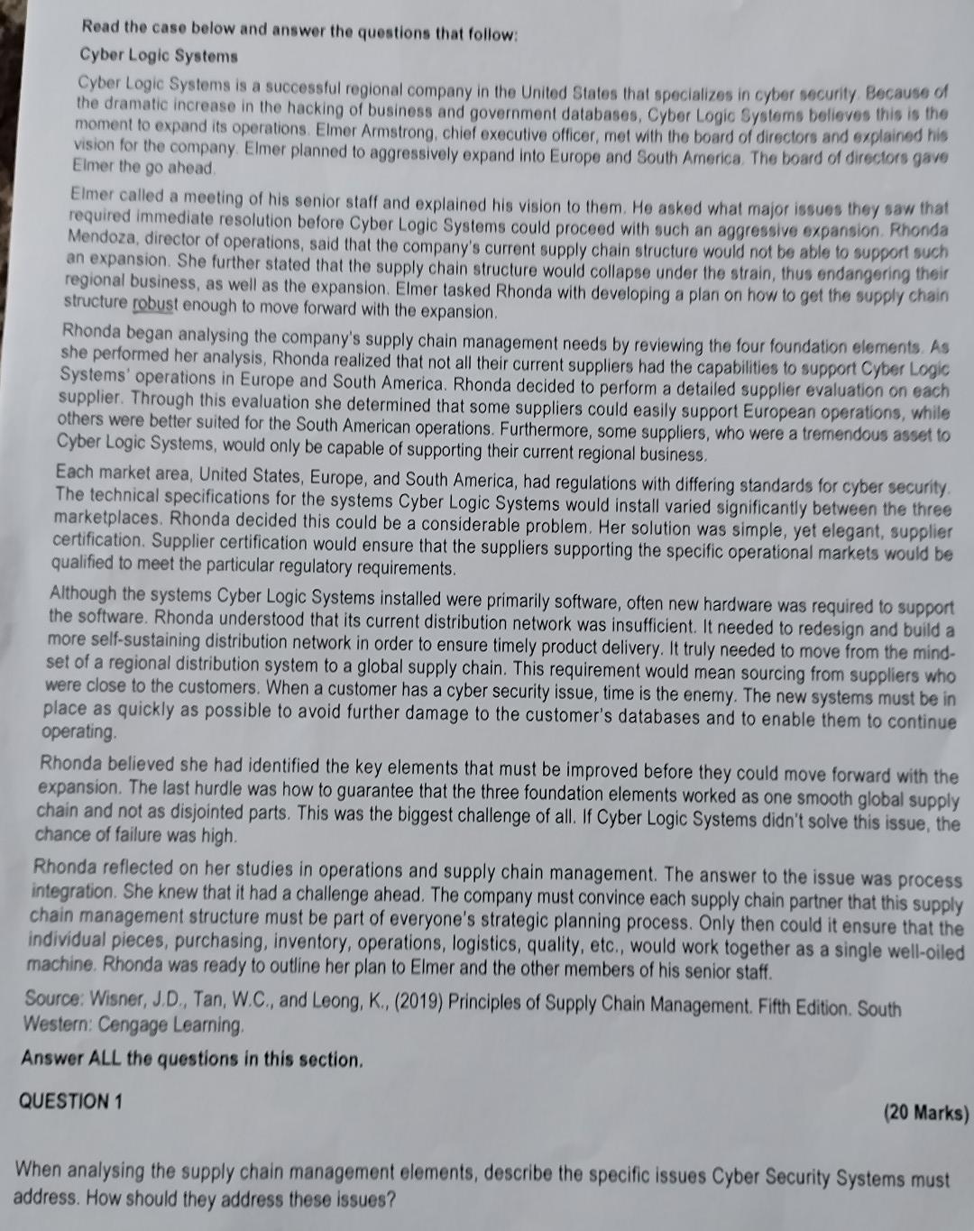  Please help with question 1 and make understand how to answer