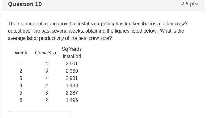 a worker produced 81 units of output in 49 hours. In the
