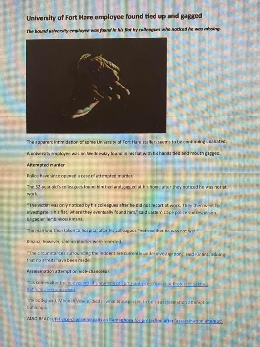 This is a newspaper article i need help on Monthly overview Summary