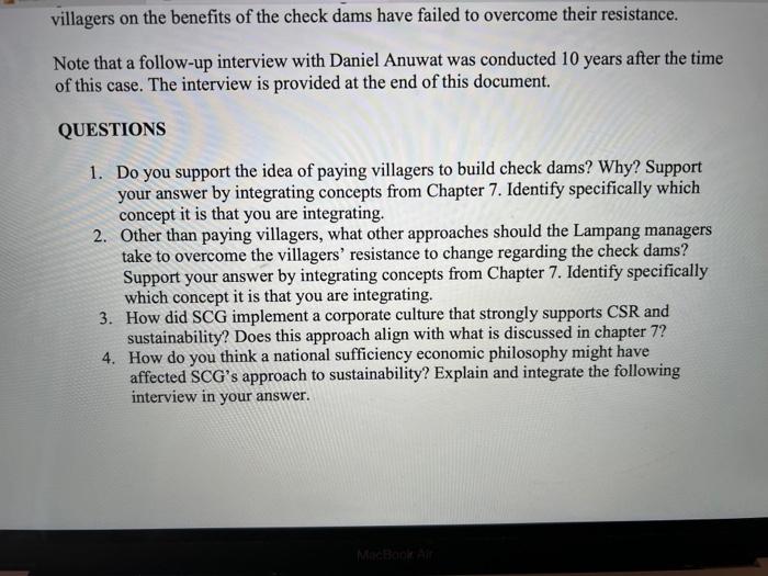 FROM OTHER CHEGG POST. SUSTAINABILITY PROJECT OVERVIEW Back in the 1990s, the