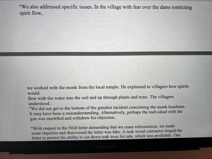 and the environment ahead of profits. SCG also participates in many sustainability