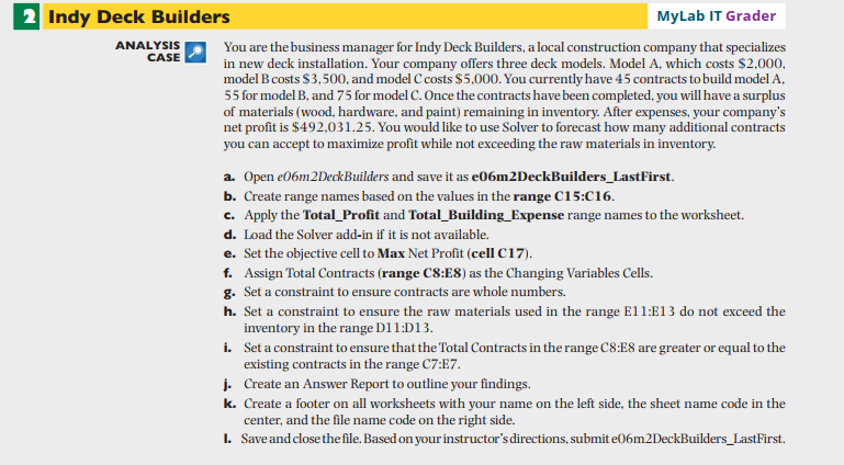 How to create Range Names for step B when there are no