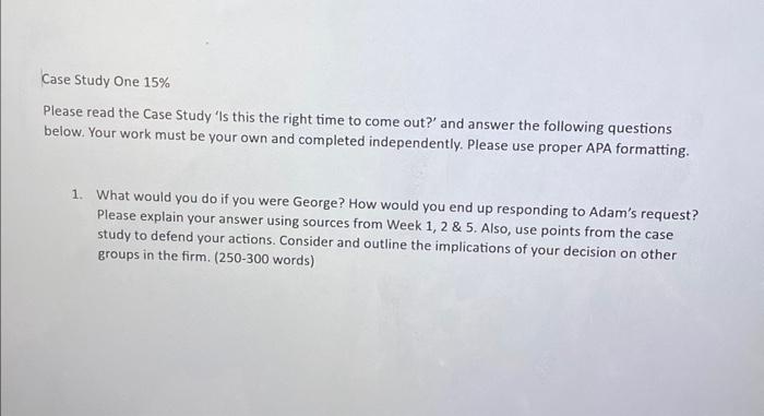 come out?' and answer the following questions below. Your work must be