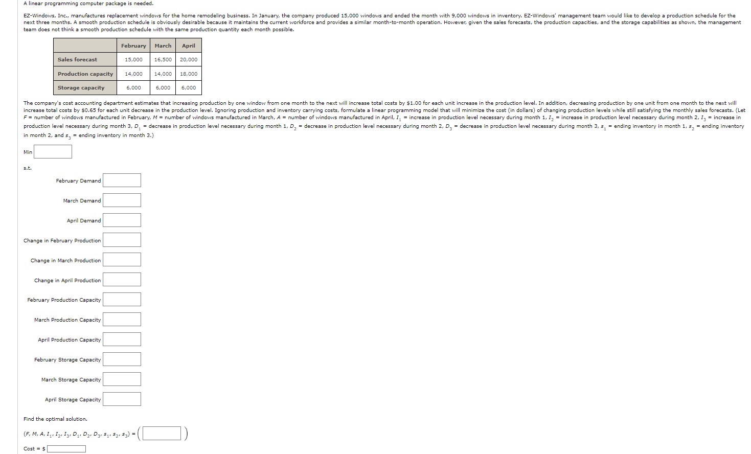 team does not think a smooth production schedule with the same