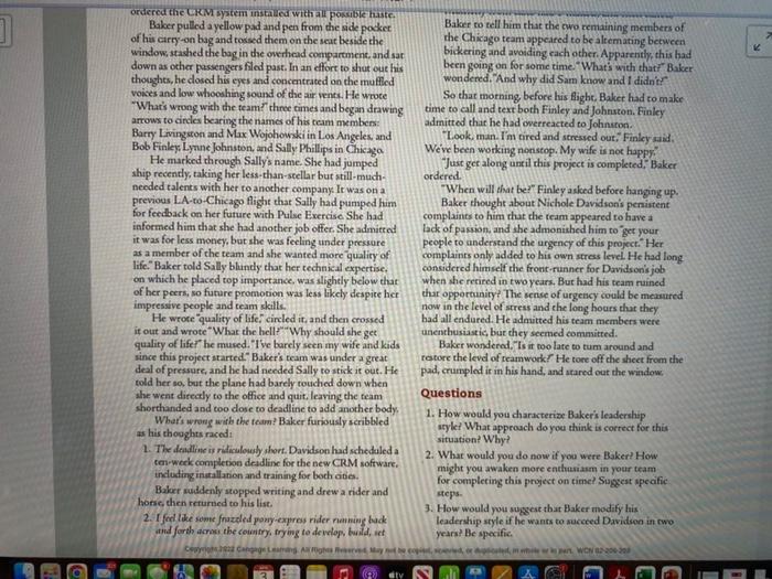 for Critical Analysis Pulse Exercise Systems What's wrong with the team? What's