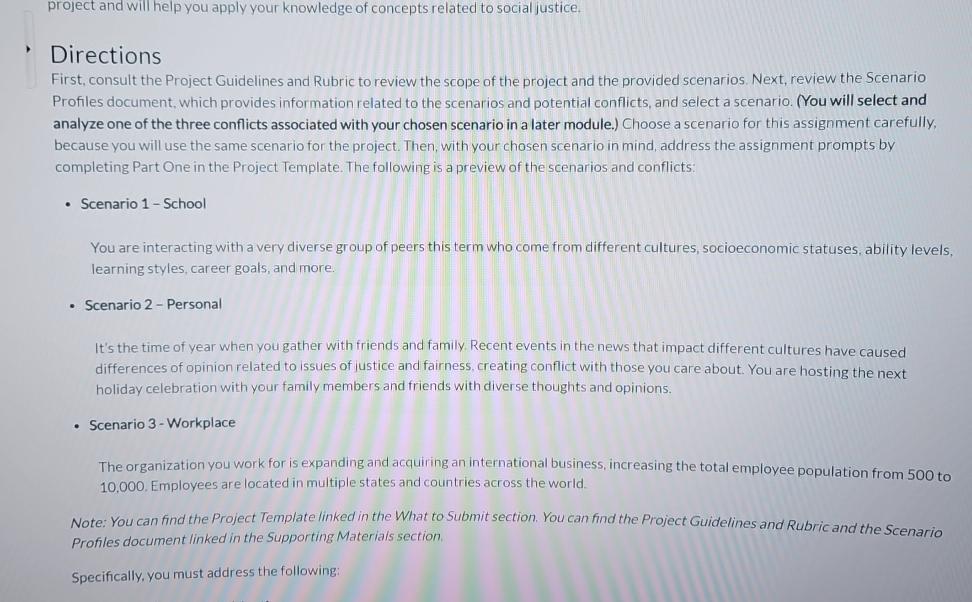  project and will help you apply your knowledge of concepts related