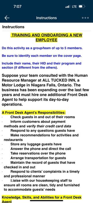  Include their name, their HID and their program and section (if