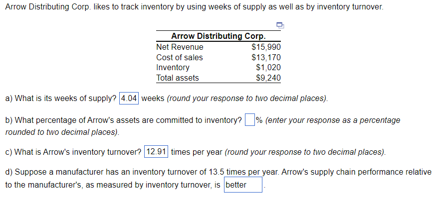  need help with letter b) a) What is its weeks of