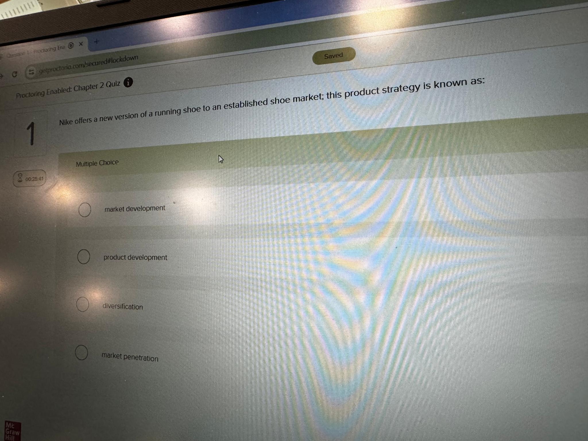  Proctoring Enabled: Chapter 2 Quiz i Saved gevproctoria com/secured:Hlockdown c Proctoring