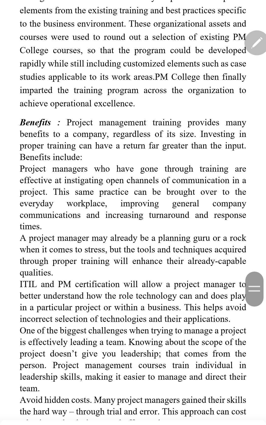 page 2 last page with questions SECTION B CASE STUDY Challenges :