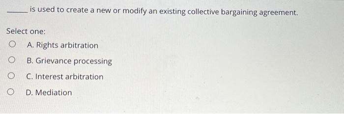  is used to create a new or modify an existing collective