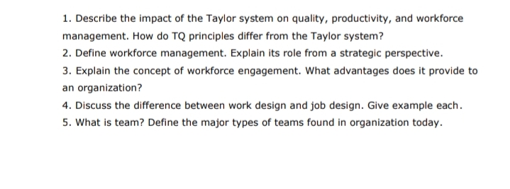 i badly need some help please 1. Describe the impact of the