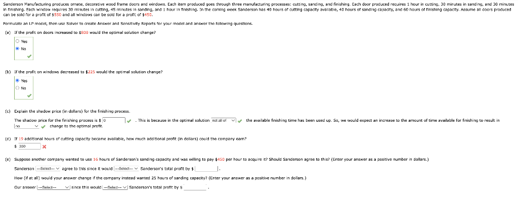 PLEASE show steps in Excel! can be sold for a profit of
