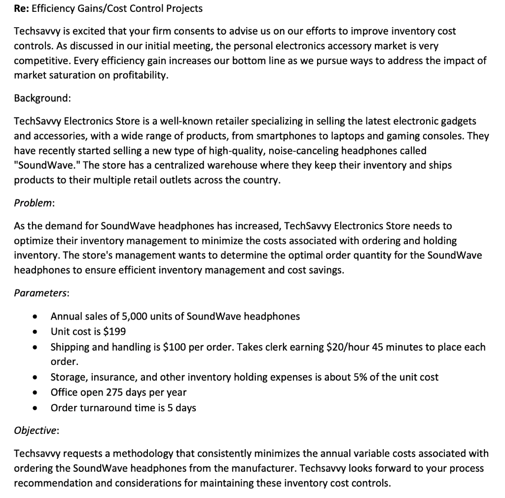  Re: Efficiency Gains/Cost Control Projects Techsavvy is excited that your firm