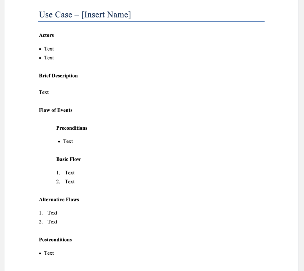 Write 2 use cases for the eGrants project. You may use the