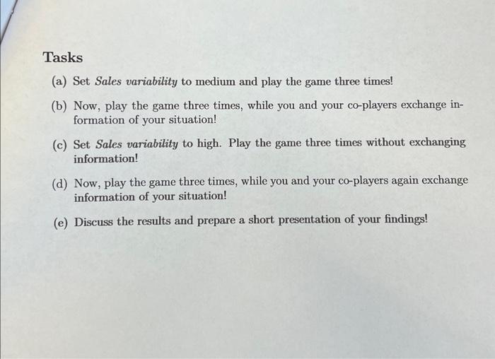 Game The Beer Distribution Game is an educational game that teaches the